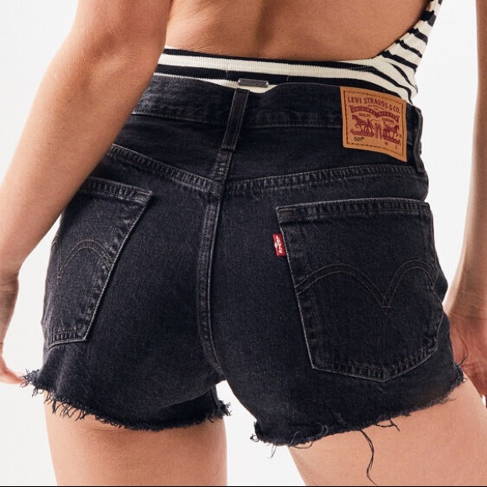 Levi’s Black 501 Shorts
